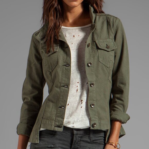 Rag & Bone Chamberlain Utility Jacket Army Green M - Picture 2 of 11